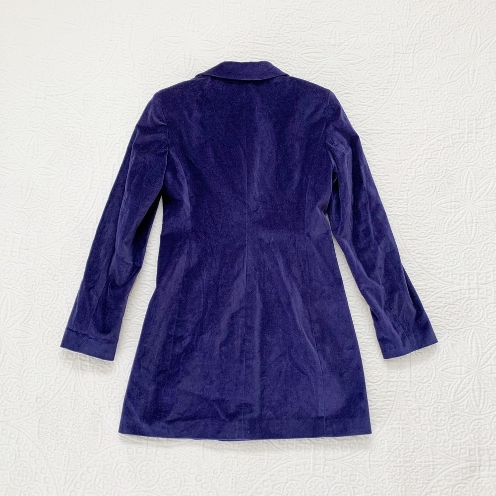 Aritzia Babaton Pelli Velvet Blazer Dress, Dark Shibori‎ - Picture 5 of 8